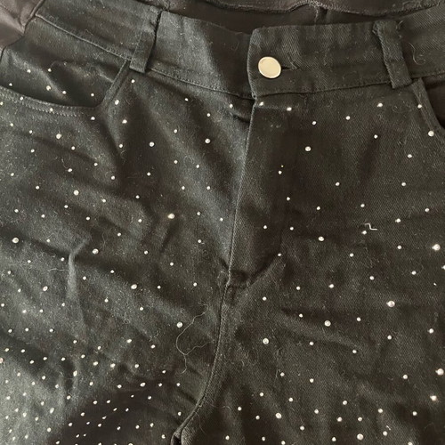 Black denim women's shorts XL-XXL new