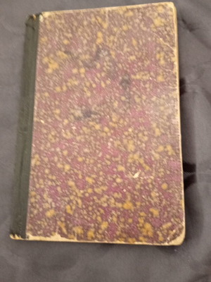 School book from the 1920s used with wear on last content page
