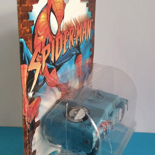 Maisto Marvel Spider-Man Humvee 2004 diecast new pull back