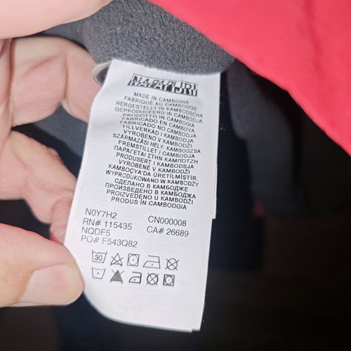 Napapijri jacket red size S like new