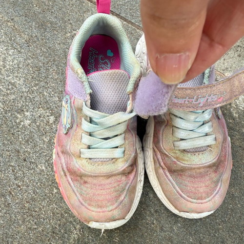 Skechers Lights shoes used size 28 colorful sneakers
