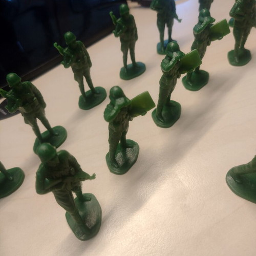 Solpa military soldier figures, 22 pieces, World War II