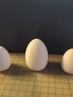 Easter eggs new for egg hunt with surprise gift, set of 3