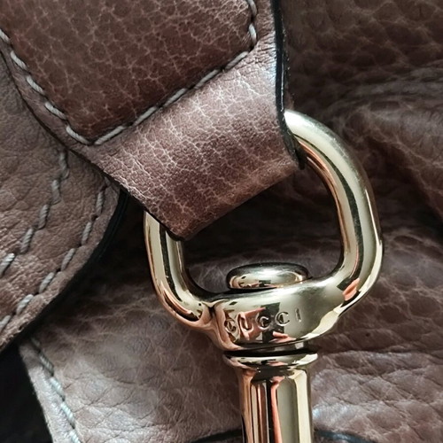 Gucci New Pelham large shoulder bag like new brown