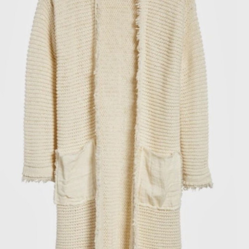 Free People Woodstock long cardigan like new, cotton