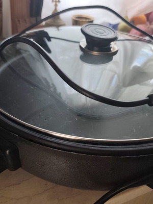 Ηλεκτρική ψηστιέρα 1500 W μεταχειρισμένη, χωρητικότητα 7.5 lt, διάμετρος 40 cm