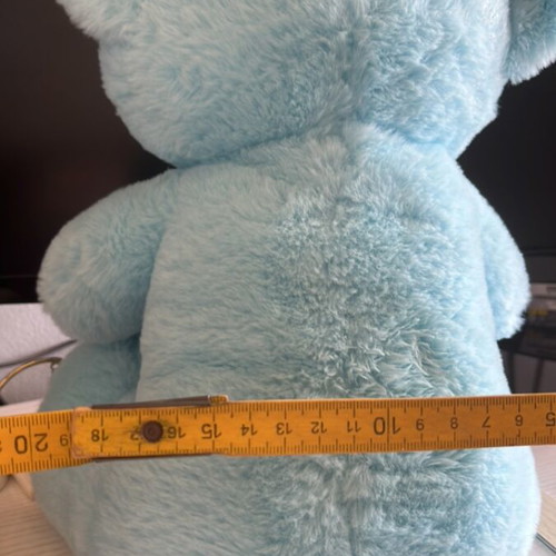 Blue pentamorfo teddy bear like new for play