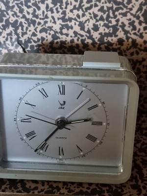 JAZ France Quartz επιτραπέζιο ρολόι δεκαετίας 70 μεταχειρισμένο, αναλογικό