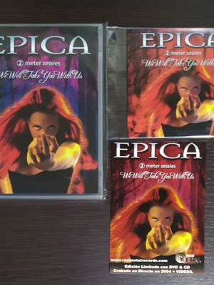 Epica We Will Take You With Us promo πακέτο CD και DVD μεταχειρισμένο