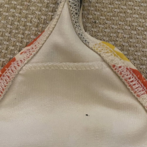 Mystico Triangle Bikini Top like new, multicolor, size M