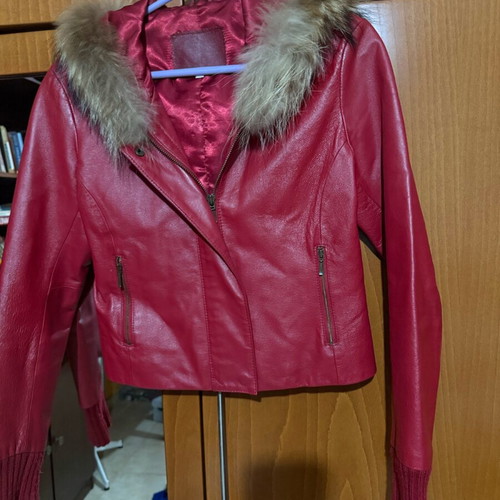 Leather jacket size M like new