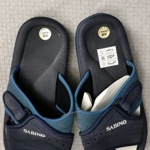 Sabino unisex slippers new, size 42, black