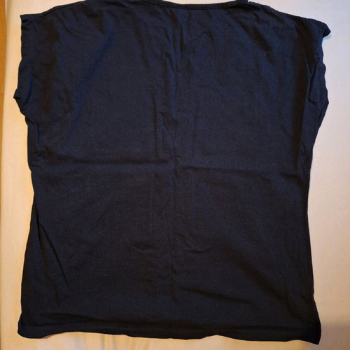 Frekans women's cotton t-shirt like new, size L, black