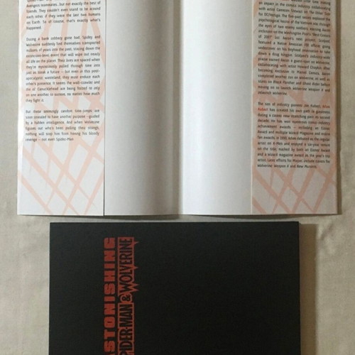 Astonishing Spider-Man & Wolverine hardcover comic book