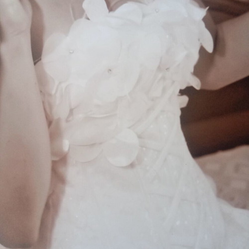 Vintage style wedding dress, Dimitriou collection, white
