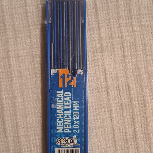 Mechanical pencil leads pack 2.0×120mm like new, 10+ pieces