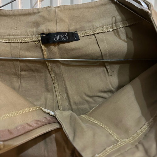 Anel women's fabric pants beige like new, size S