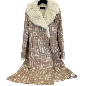 Fendi γούνινο- μάλλινο παλτό αυθεντικο