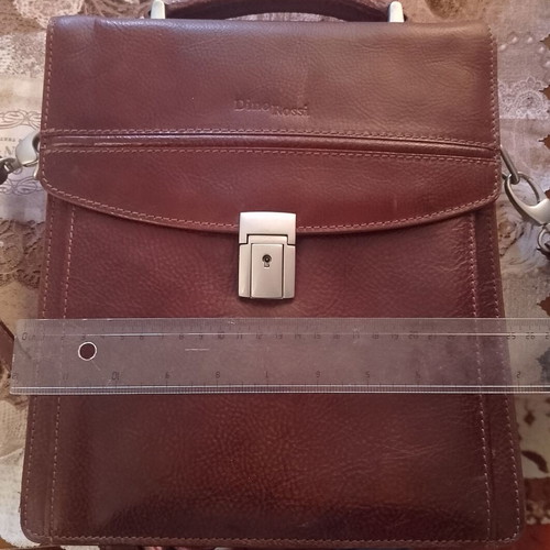 Dino Rossi leather professional bag brown like new