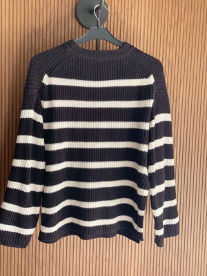 Zara oversized striped knit sweater like new
