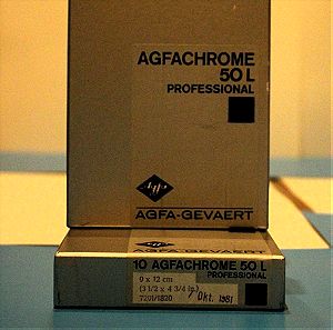 AGFACHROME 50L PROFESSIONAL/COLOR REVERSAL/9x12cm [2 boxes]