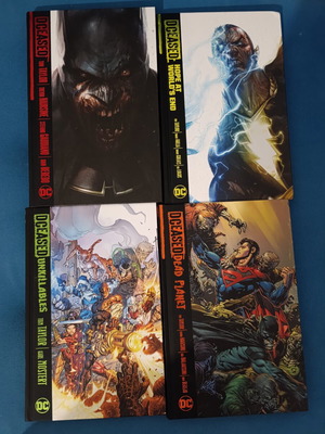 Dceased DC hardcover comics set of 4 like new, English