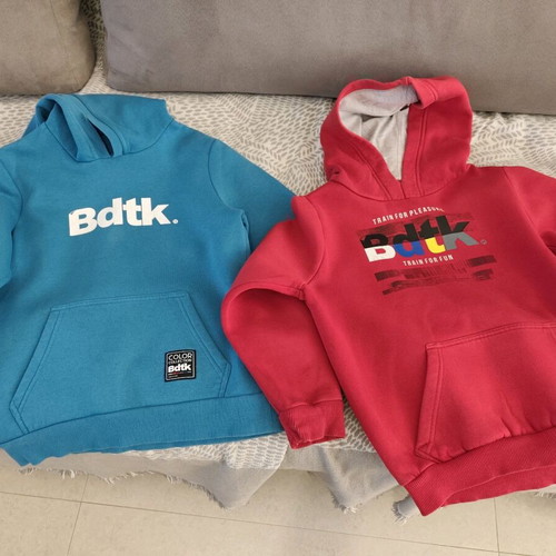 BodyTalk boys' sweatshirt set used, red and blue, size 10 years
