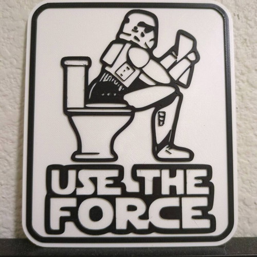 Star Wars toilet sign like new