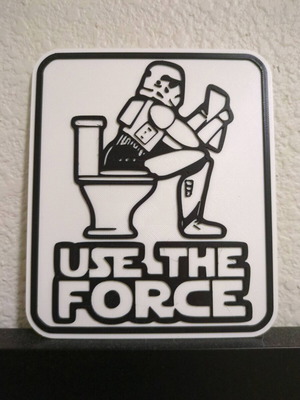 Star Wars toilet sign like new