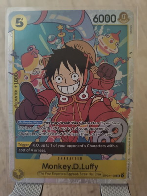 Monkey.D.Luffy (OP07-109) One Piece TCG card like new