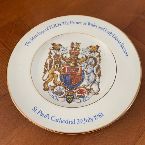 Wood & Sons Collectible Plate Royal Wedding 1981 Memorabilia