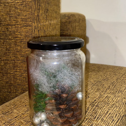 Christmas vase handmade