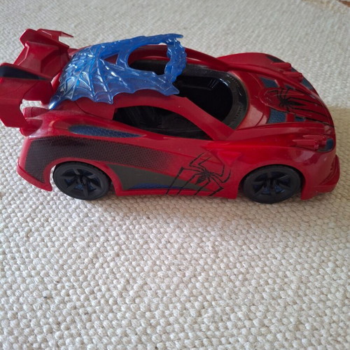 Spiderman toy car used, Hasbro 20cm