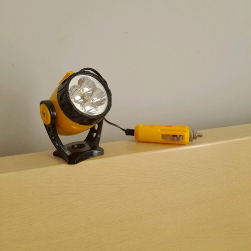 Magnetic car flashlight new, 5 led, 180 degrees, sos button