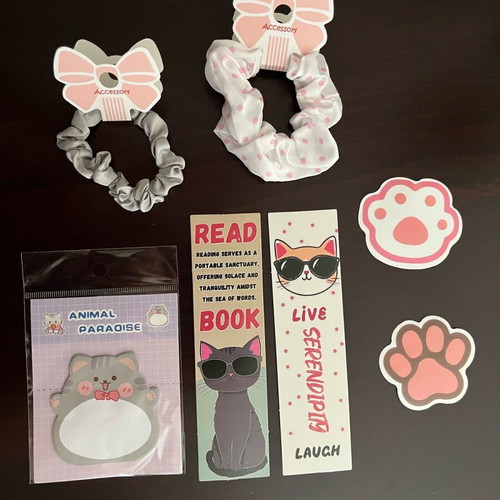 Cat Gift Set new with cute accessories and stationery