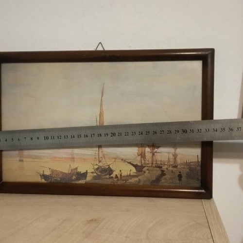Lithography prints like new, set of 2, sizes 34x26 and 36x25