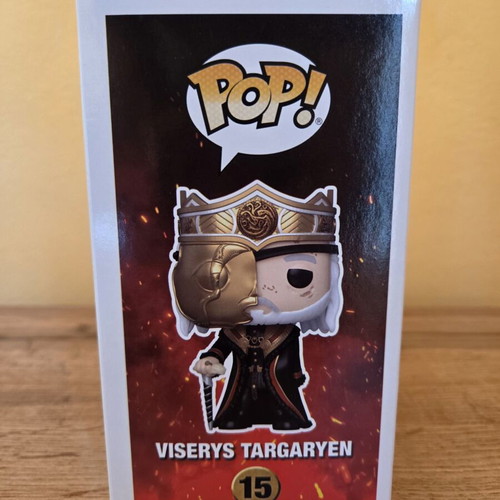 Funko Pop House of the Dragon #15 Viserys Targaryen (Masked) figure new