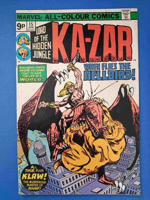 Κόμικ Kazar Ka-Zar Τόμος 2 μεταχειρισμένο, έκδοση 1976