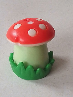 Kinder red mushroom figure used