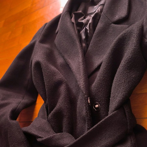 Sinsay coat used, black, size S