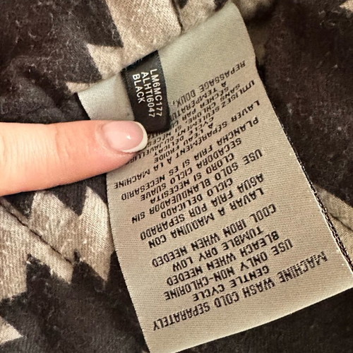 Levi's men's jacket used, small oversized, black, warm lining