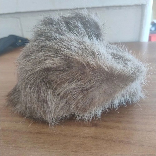 Fluffy Beret Hat like new, one size