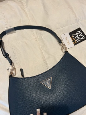 Guess shoulder bag, blue