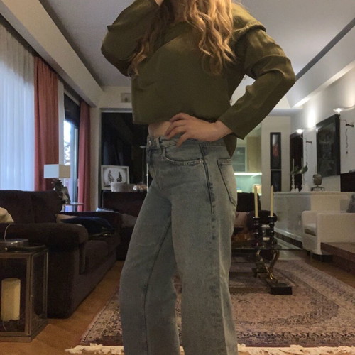 Mango blue jeans no34 capri like new