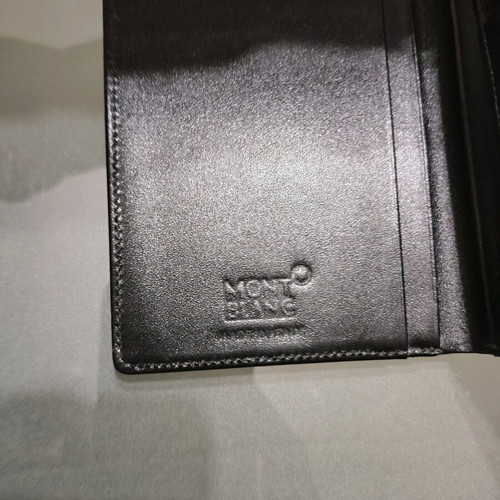 Montblanc wallet unused, black