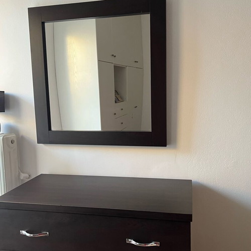 Bedroom set 160 x 200 cm used (bed, mattress, 2 nightstands, vanity set)