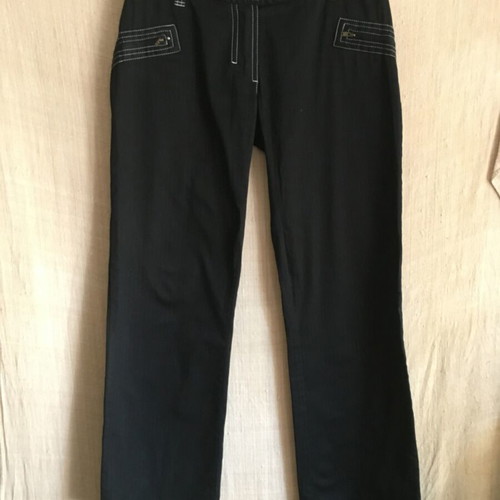 Vintage Jensen low-rise Y2K pants, size 36/S, black
