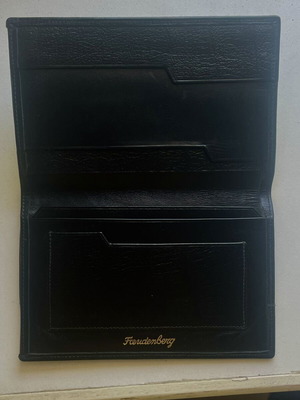 Freudenberg leather men's wallet vintage, black