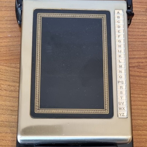 Vintage Bates List Finder Cavalier model phone address book desk