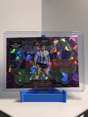 Diego Maradona 2025-26 Select FIFA World Cup Purple Cracked Ice κάρτα /599 Argentina
